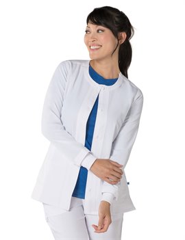 White Nurse Mates Tara Warm Up Jacket 